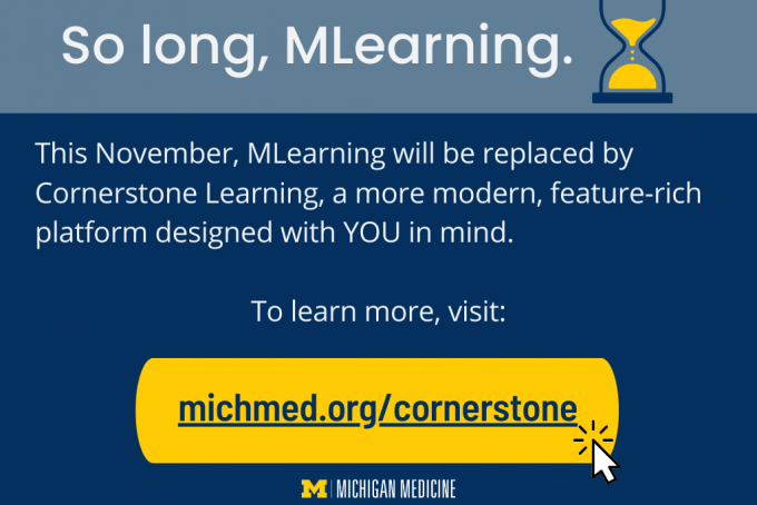 So long, MLearning article promotion graphic with link to project website