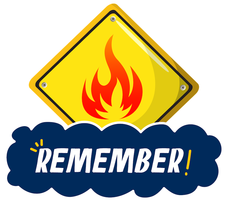 Fire Safety Month reminder icon