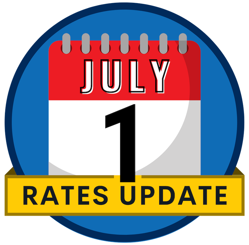 July 1, 2022 ASOR and IVAC rates update calendar icon