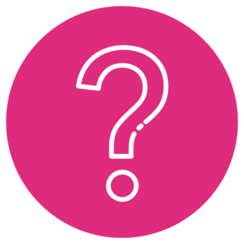 Pink question mark icon