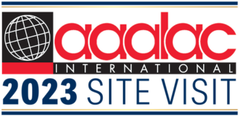 AAALAC International logo with 2023 Site Visit text underneath