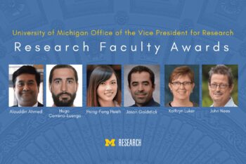 Headshots of 2024 OVPR Research Faculty Award Recipients