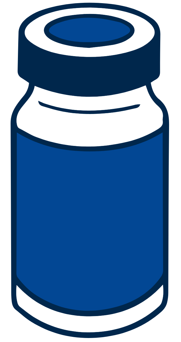 Drug vial icon