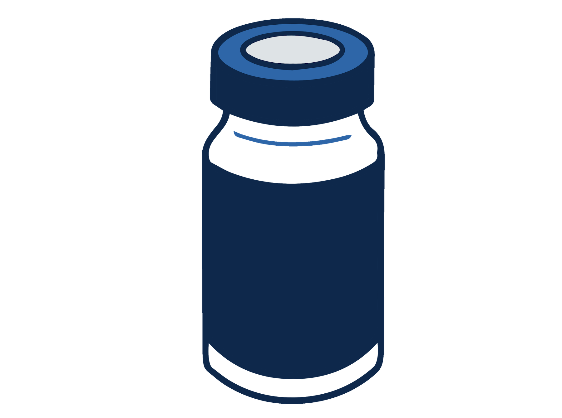 Medicine vial icon