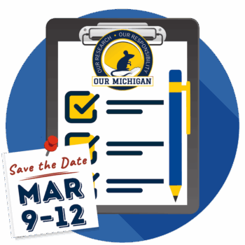 Facility checklist save the date icon for Winter 2026 semi-annual IACUC inspections