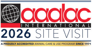 AAALAC International logo with 2026 Site Visit text underneath