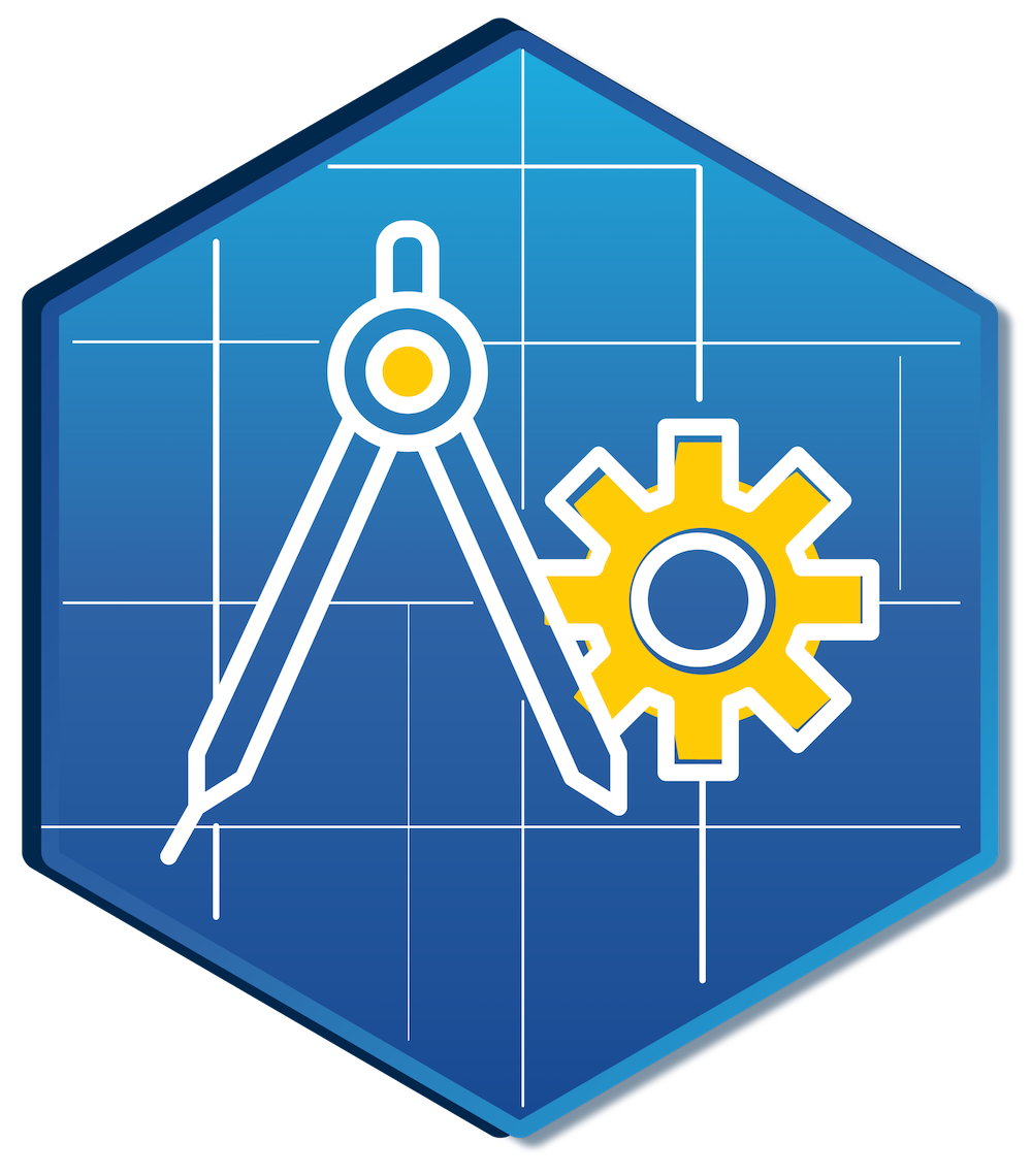 Hexagon AAALAC blueprint icon