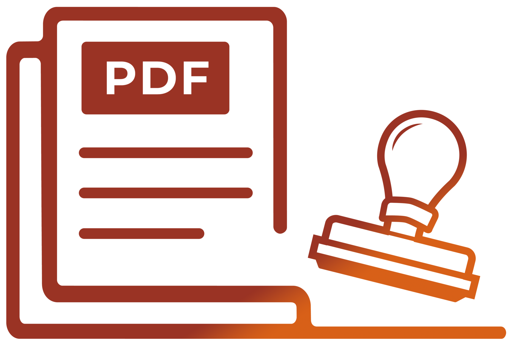 PDF grant boilerplate icon